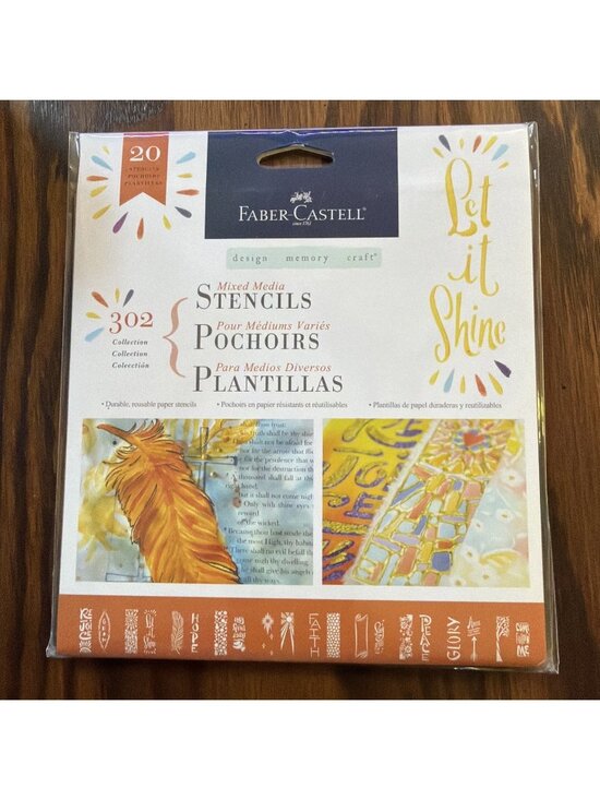 Faber Castell Other - Faber Castell‎ 20 Mixed Media Stencils 302 Collection